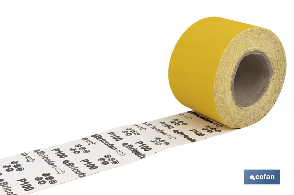 ROLLO LIJA DE PAPEL 100 X 25 M. G.100