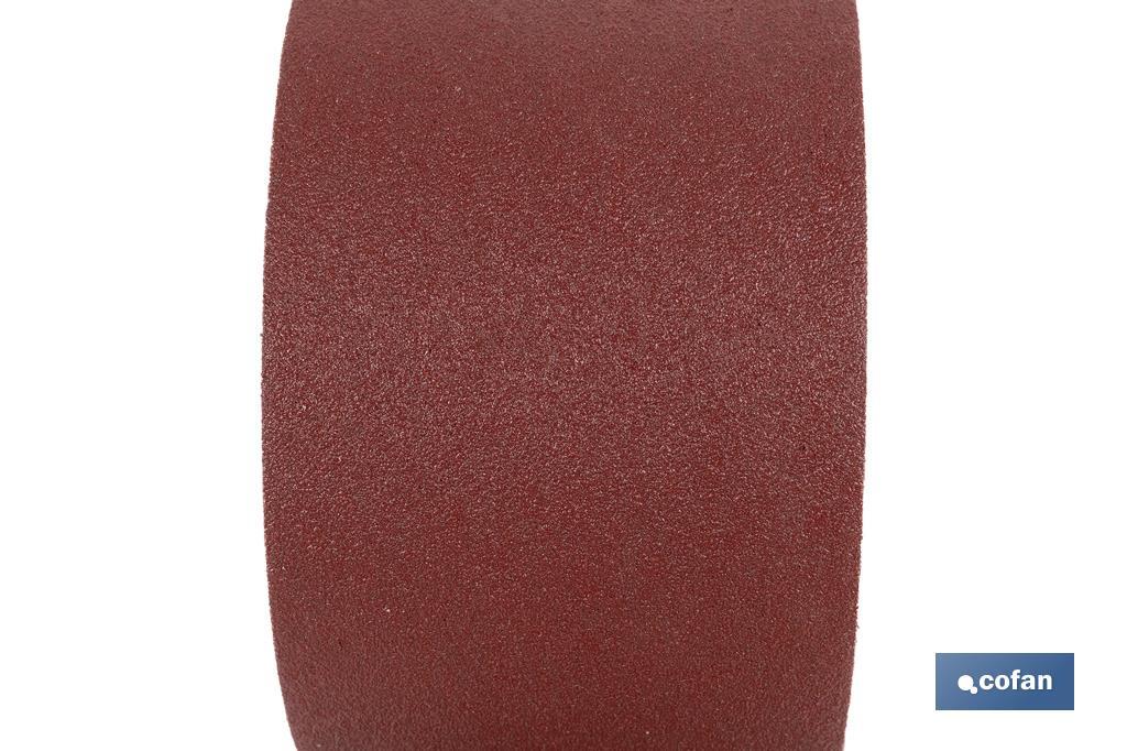ROLLO LIJA TELA UNIVERSAL 100 X 25 M. G.80