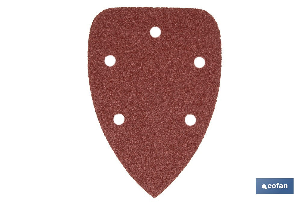 HOJA DE LIJADO LIJADORA MOUSE 5 AGUJEROS 100 X 140 MM G 120