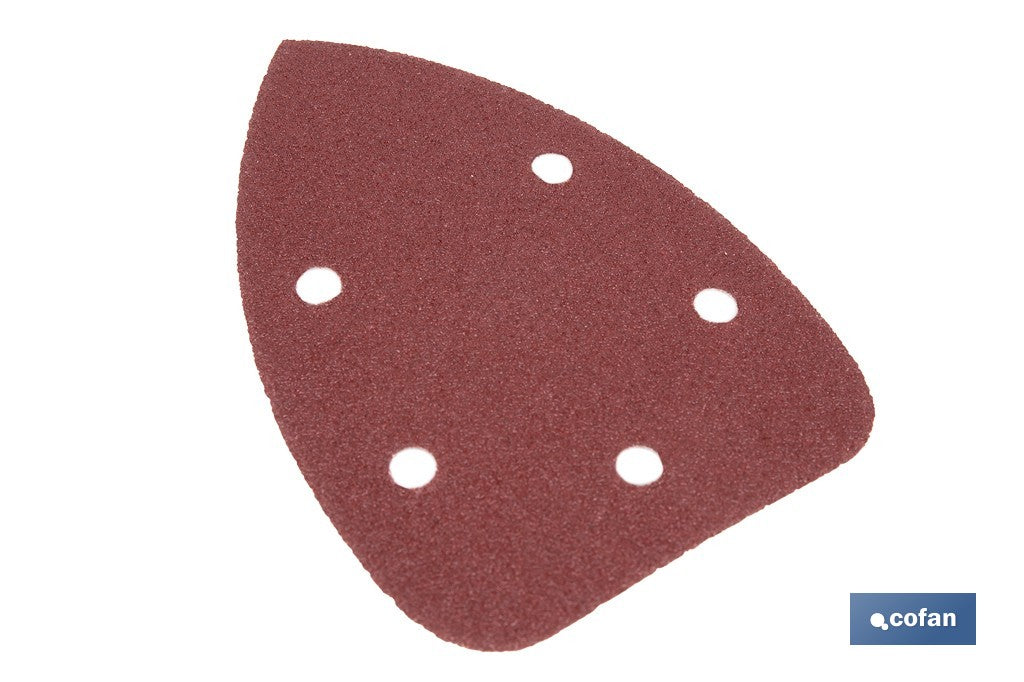 HOJA DE LIJADO LIJADORA MOUSE 5 AGUJEROS 100 X 140 MM G 80