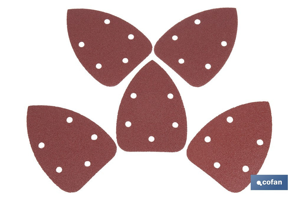 HOJA DE LIJADO LIJADORA MOUSE 5 AGUJEROS 100 X 140 MM G 100