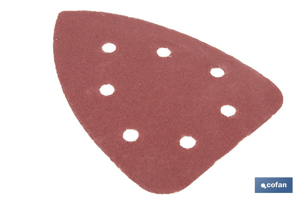 HOJA DE LIJADO LIJADORA MOUSE 7 AGUJEROS 100 X 140 MM G 120