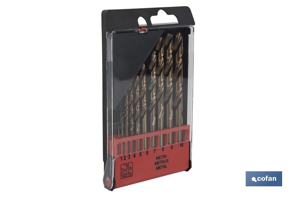 ESTUCHE BROCAS HSS-CO - MEDIDAS: 1-10 MM (10 UDS.)