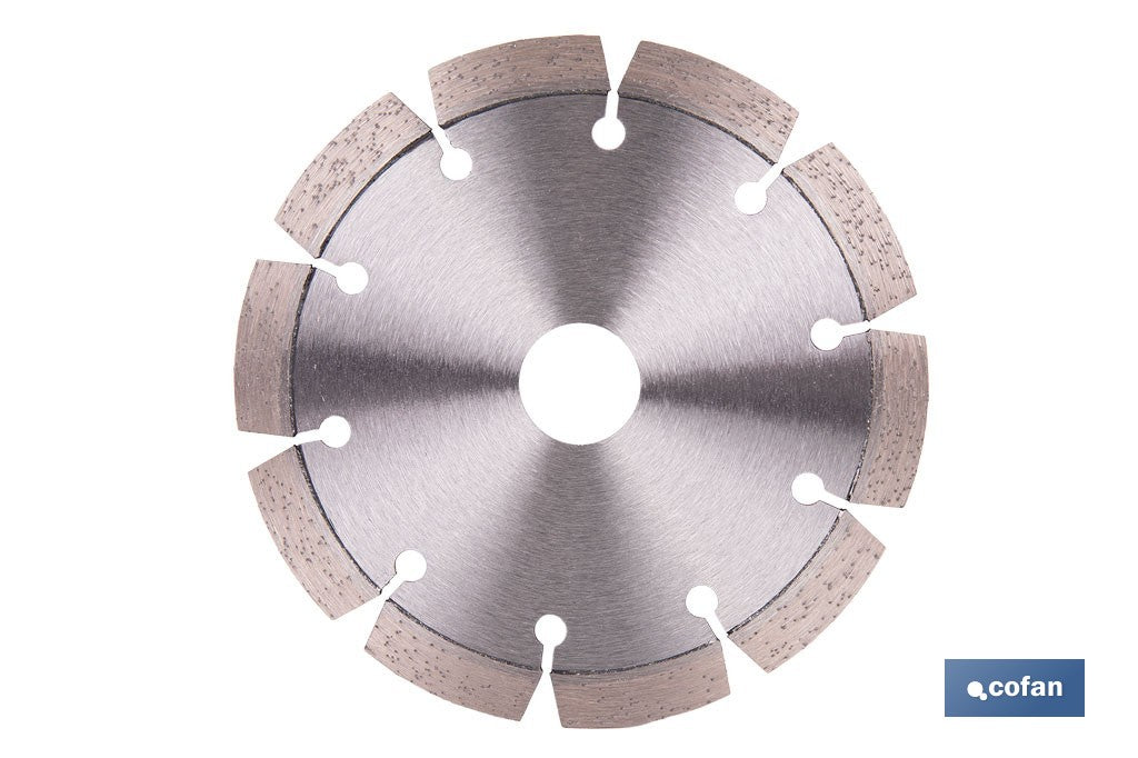 DISCO DIAMANTE MODELO CANTERO 125MM.