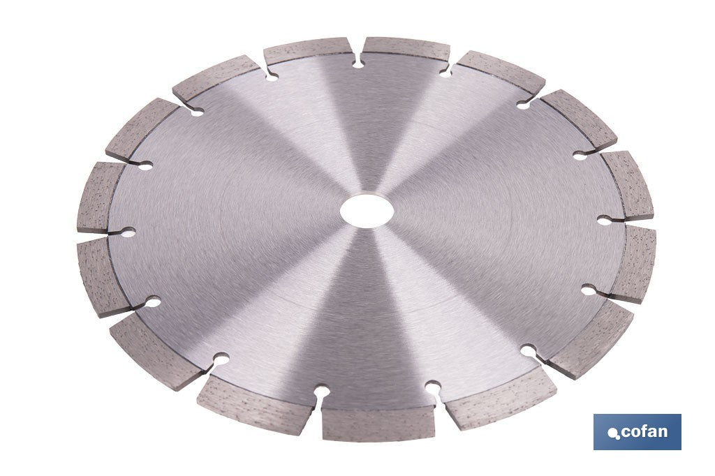 DISCO DIAMANTE MODELO CANTERO 230MM.