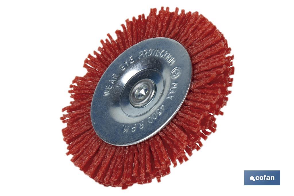 CEPILLO CIRCULAR DE NYLON 6 MM X Ø75