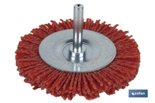 CEPILLO CIRCULAR DE NYLON 6 MM X Ø100