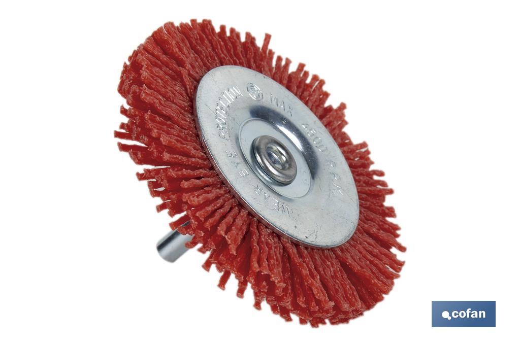 CEPILLO CIRCULAR DE NYLON 6 MM X Ø100