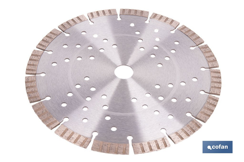 DISCO DIAMANTE CANTERO STANDARD H-12mm, 230mm