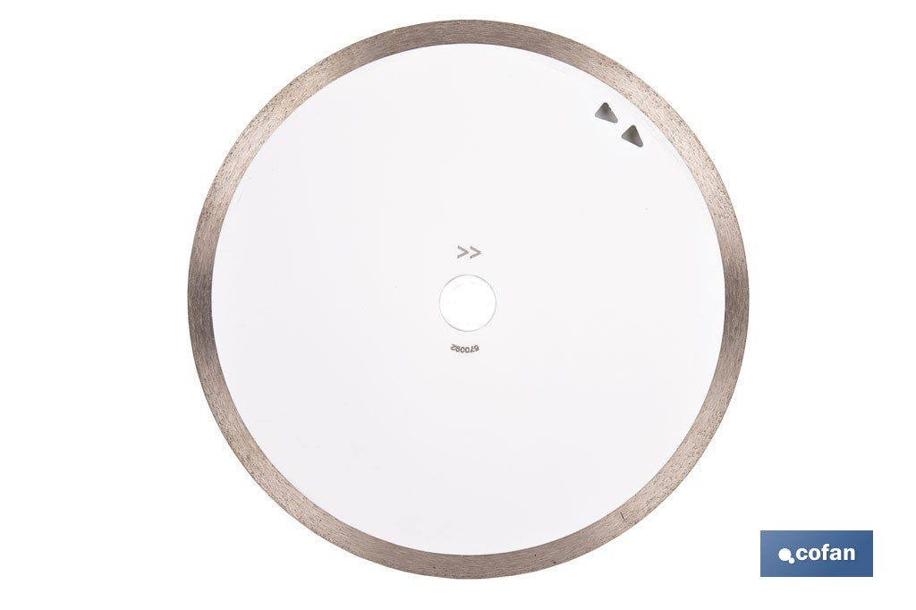DISCO PORCELANICO MAQUINAS DE MESA 250mm - H25,4