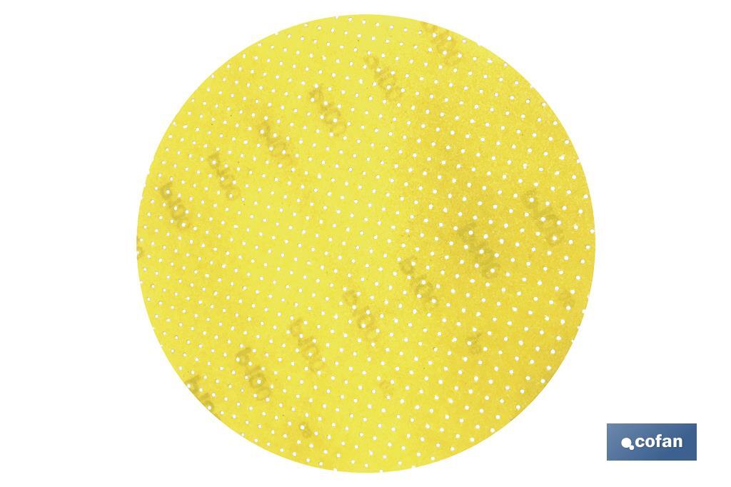 DISCO LIJA MICROPERFORADO ALTA CALIDAD C/VELCRO ø225 G-180
