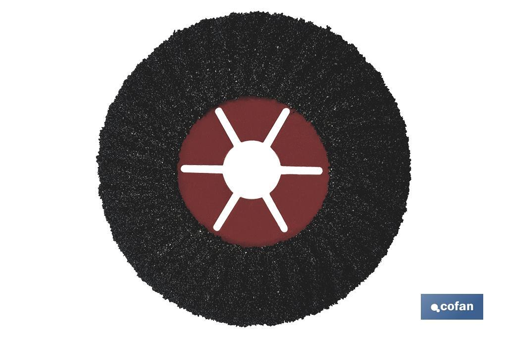 DISCO ABRASIVO SEMIFLEXIBLE ø180 G-120