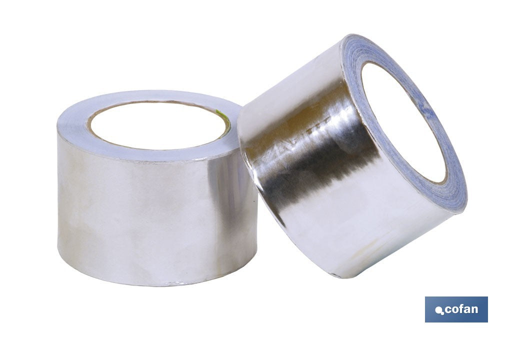 CINTA DE ALUMINIO 30 MICRAS 50 MM X 45 M