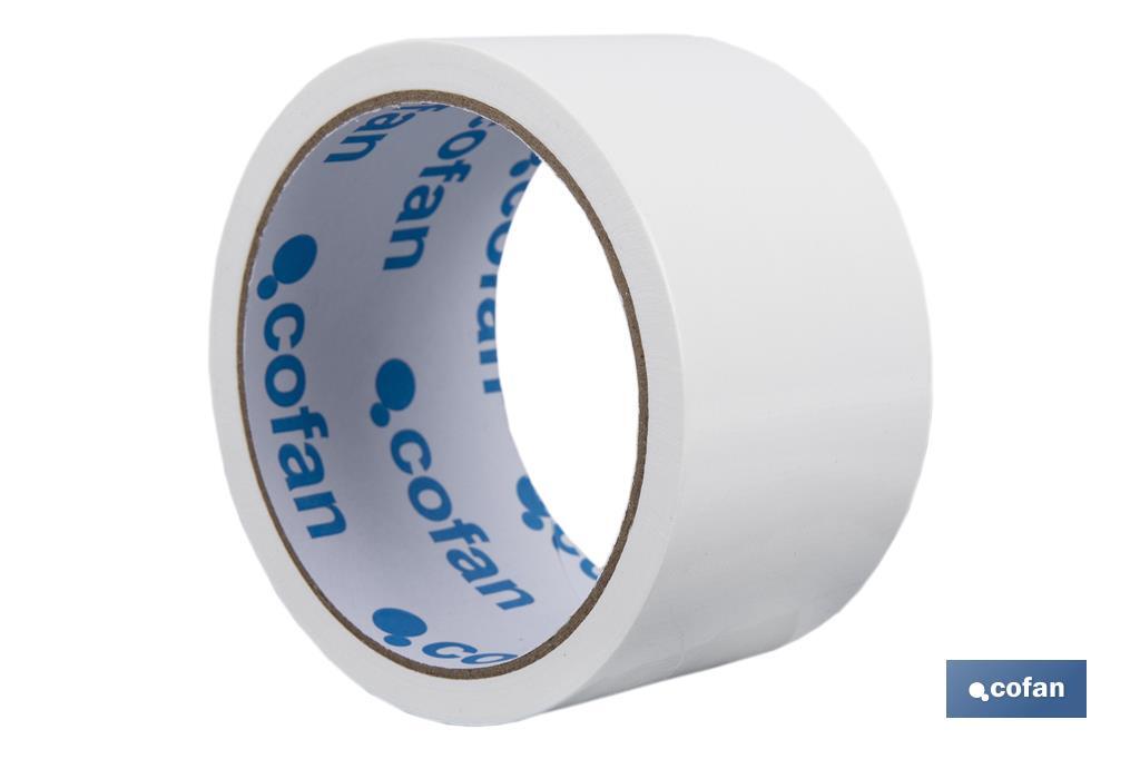 CINTA AMERICANA BLANCA 180 MICRAS 50 MM X 25 M