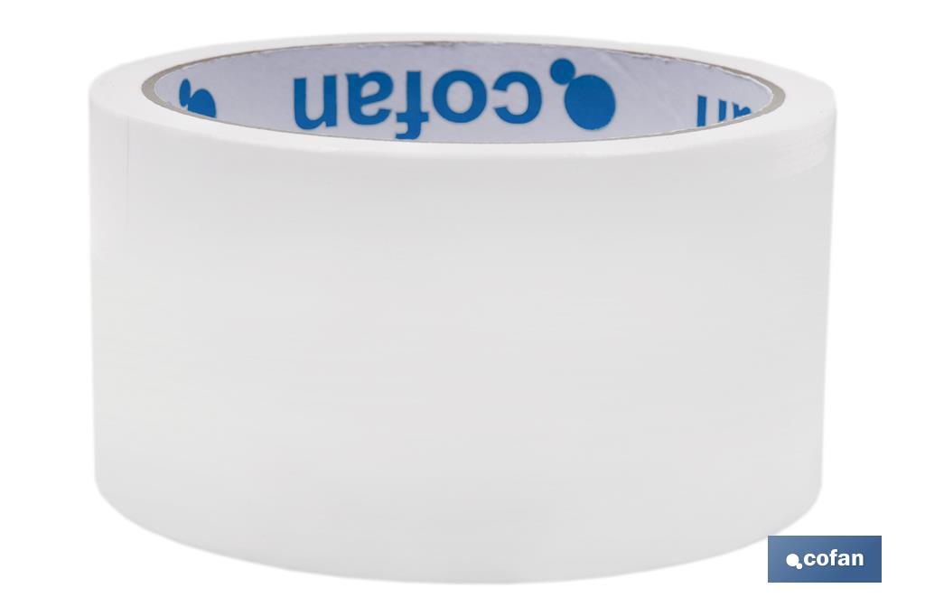 CINTA AMERICANA BLANCA 180 MICRAS 50 MM X 50 M