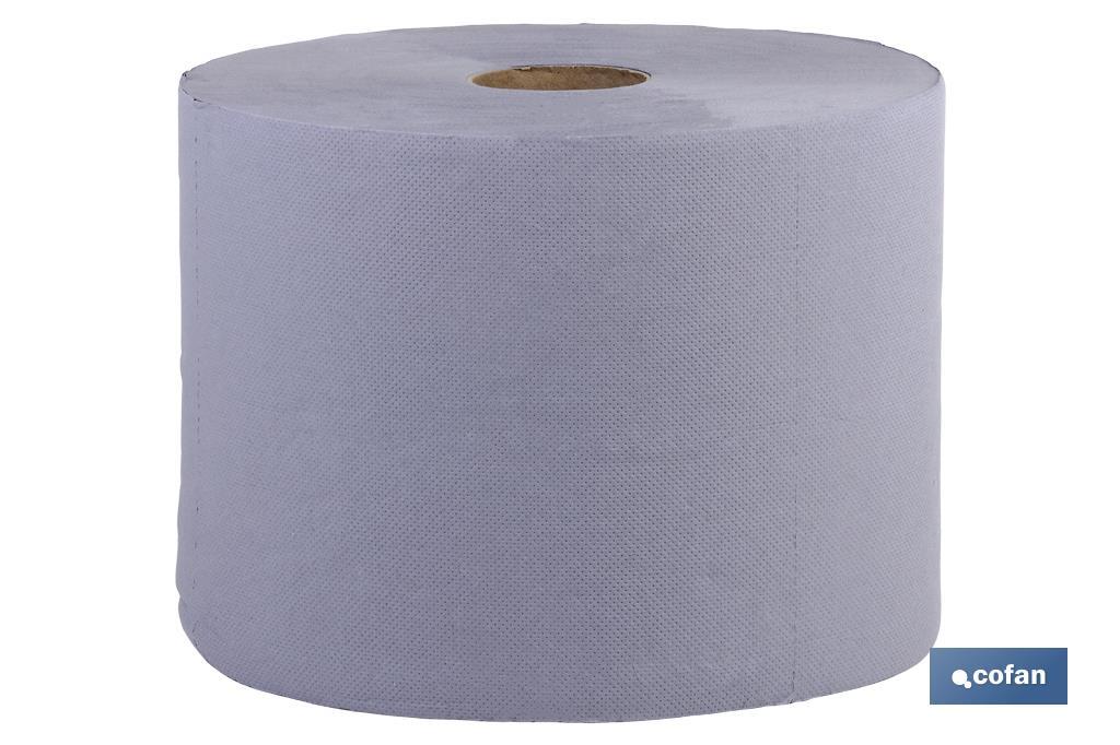 BOBINA INDUSTRIAL RECICLADA AZUL 250MTS (2 ROLLOS)