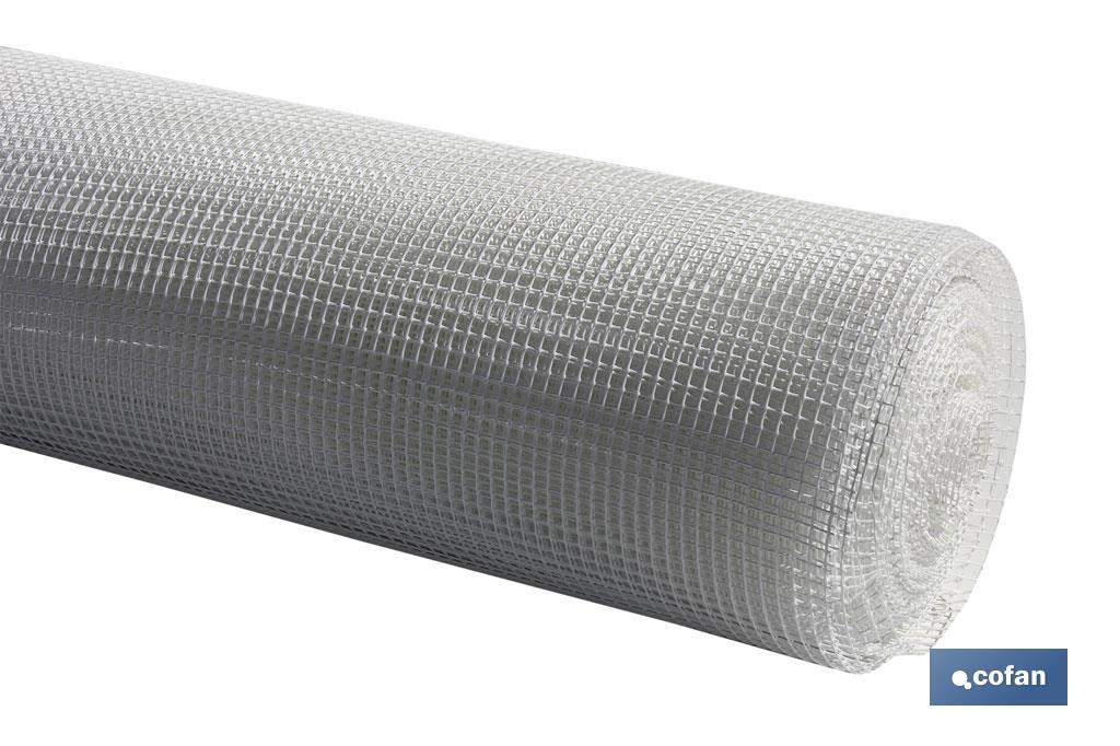 MALLA PLAST. CUADRADA JARDIN 10mm BLANCO 1x25m