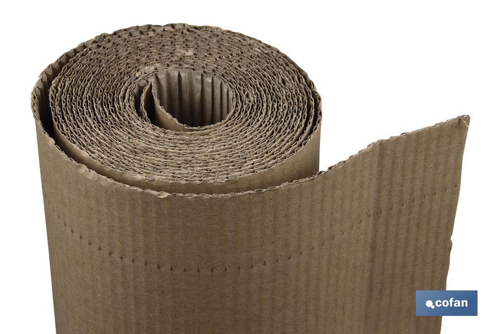 ROLLO CARTÓN ECOLÓGICO MARRÓN 09X25 M