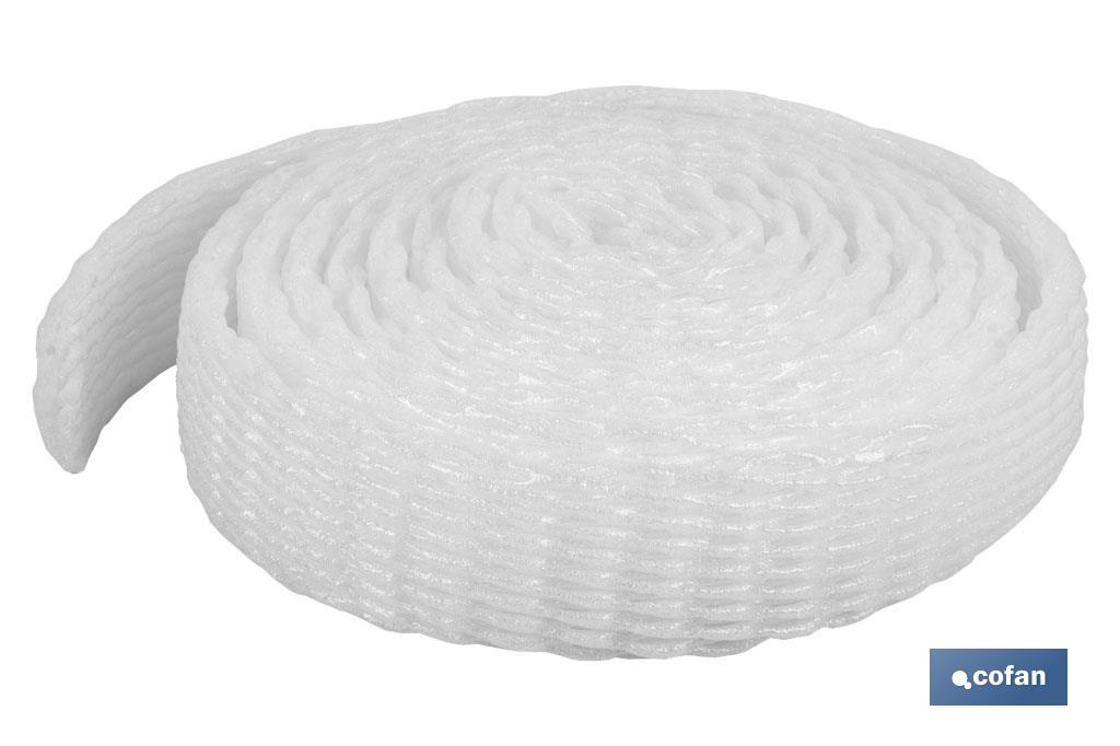 ROLLO MALLA TUBULAR ESPUMA ELASTICA 6/12cmx5mt