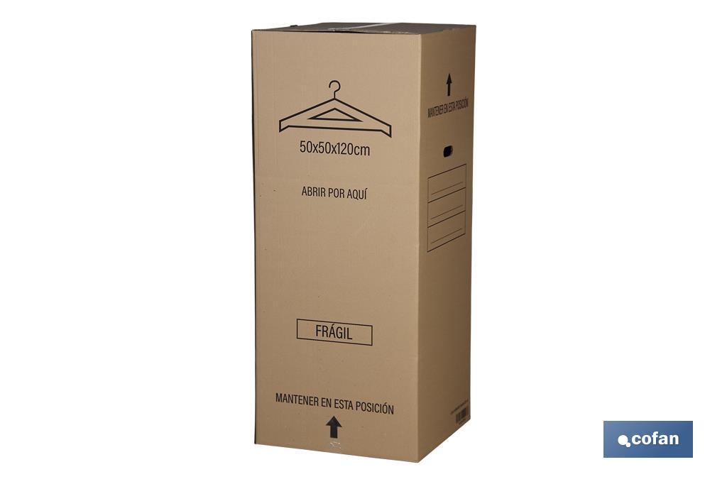 CAJA ARMARIO 50X50X120 CM Venta unitaria