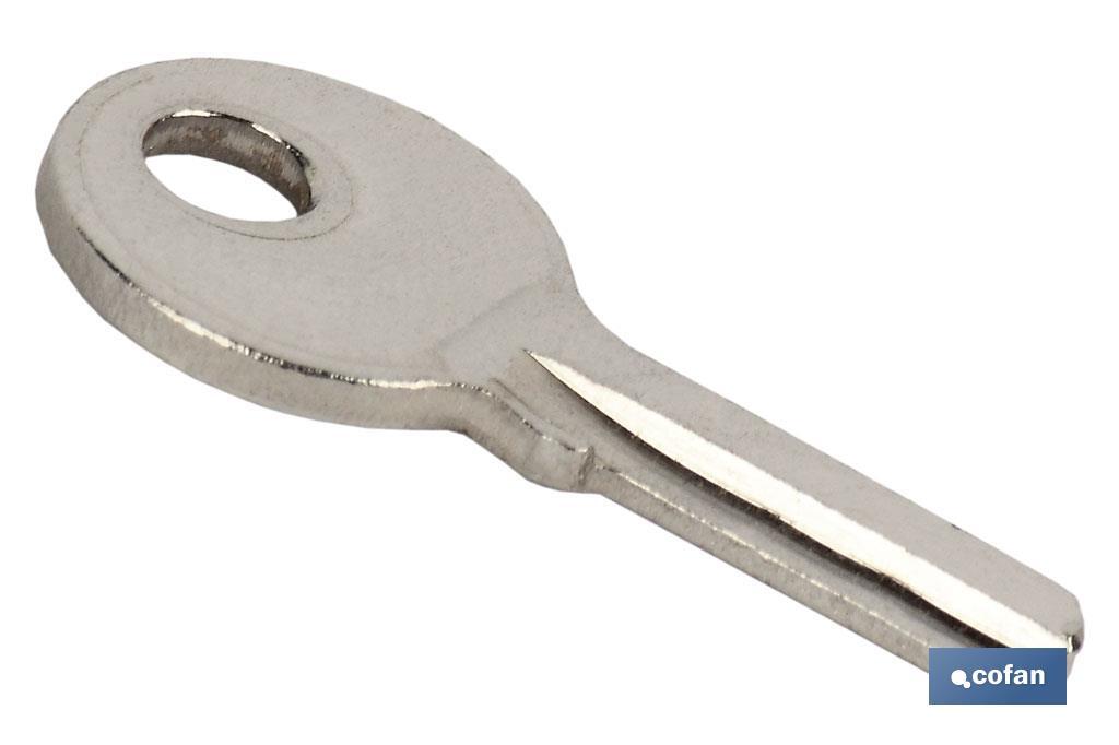LLAVE BRUTO CANDADO 20mm (ref 10403107-25-25KA)