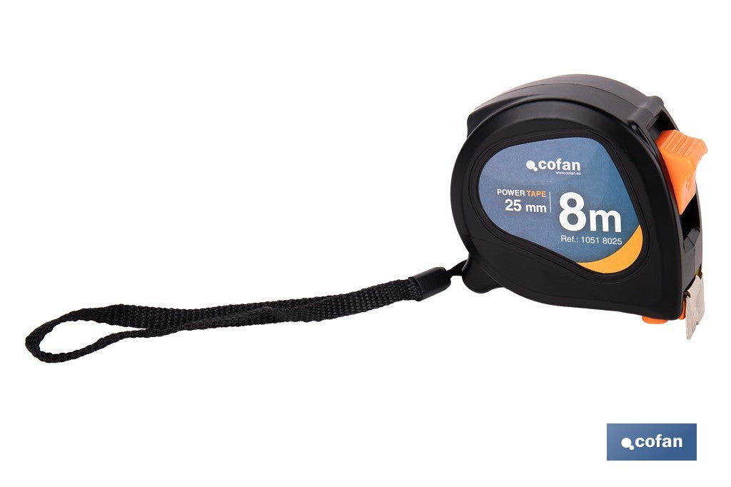 FLEXÓMETRO ANTIDESLIZANTE 25 MM X 8 M
