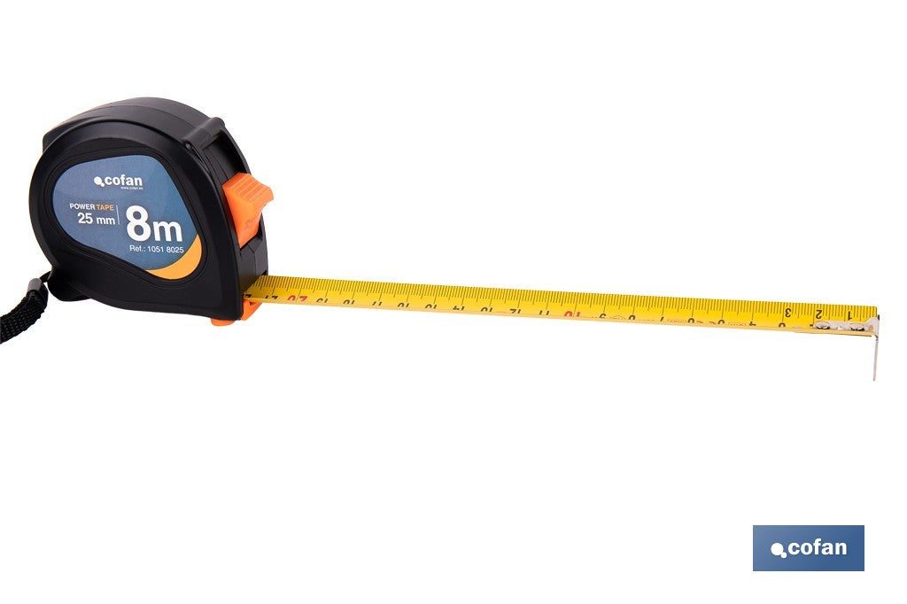 FLEXÓMETRO ANTIDESLIZANTE 25 MM X 8 M