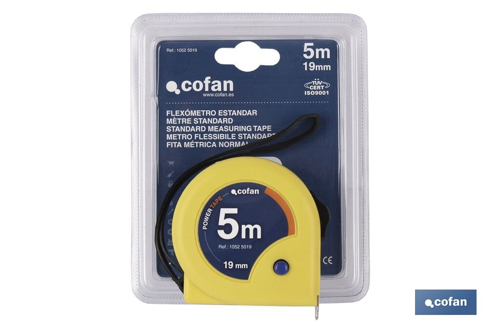 FLEXÓMETRO 19 MM X 5 M