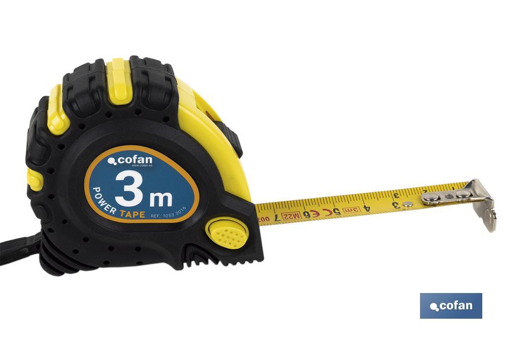 FLEXÓMETRO MAGNÉTICO 16 MM X 3 M