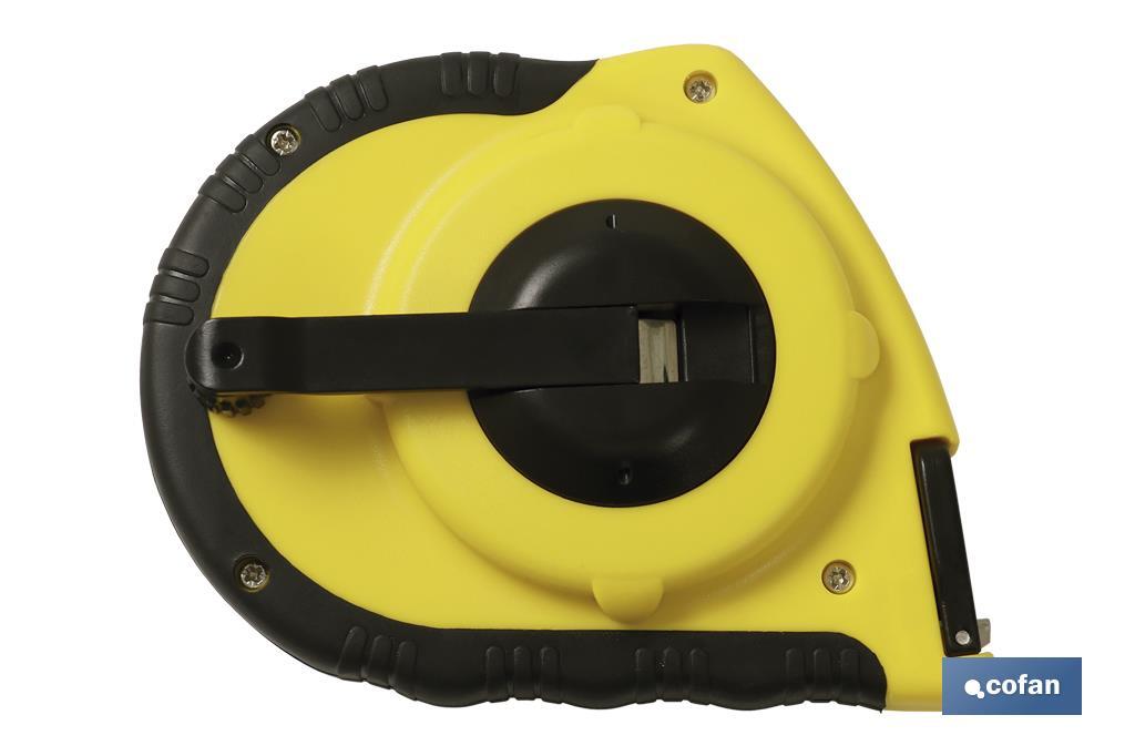 CINTA MÉTRICA ACERO RECUBR. NYLON  50 Mts