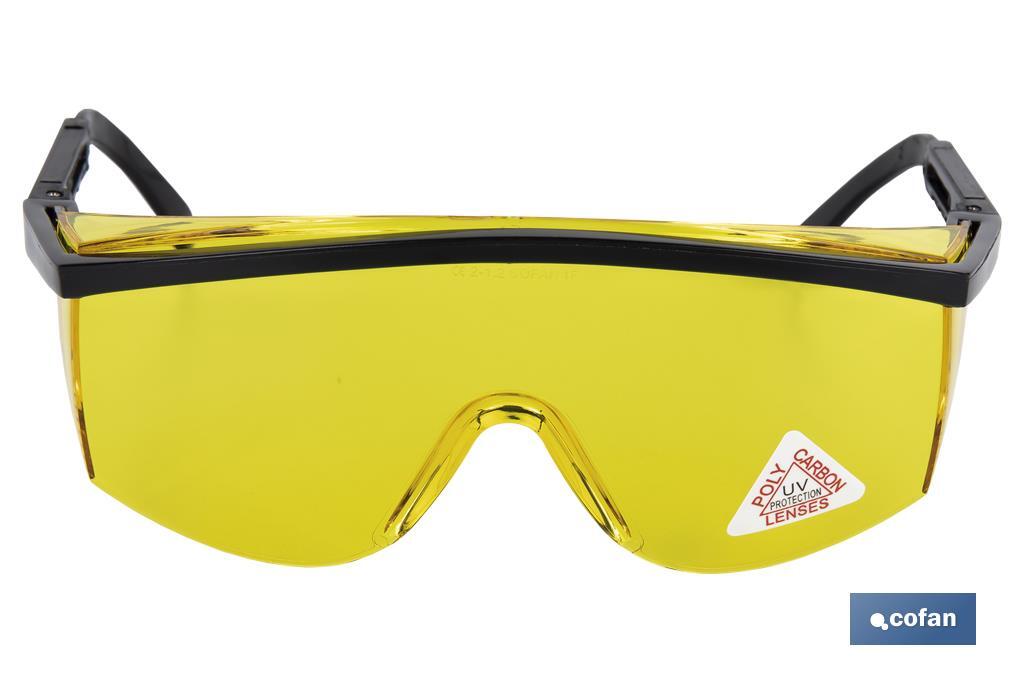 BLISTER GAFAS SEGURIDAD ULTRAVIOLETA