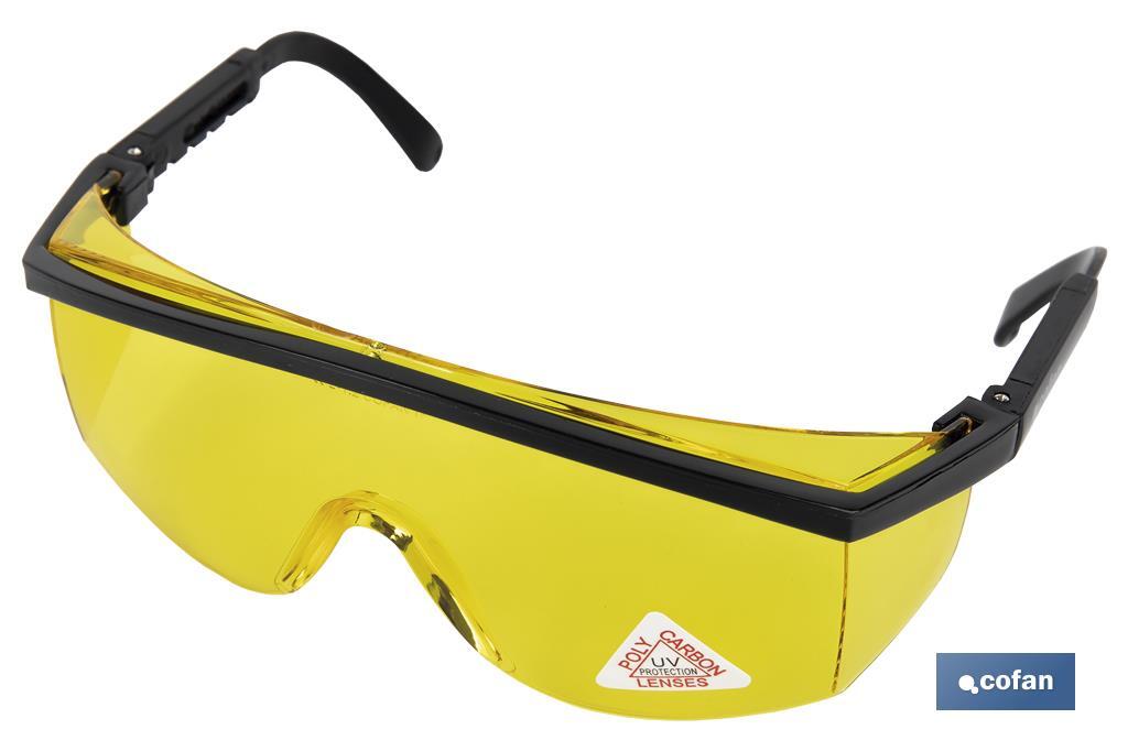 BLISTER GAFAS SEGURIDAD ULTRAVIOLETA