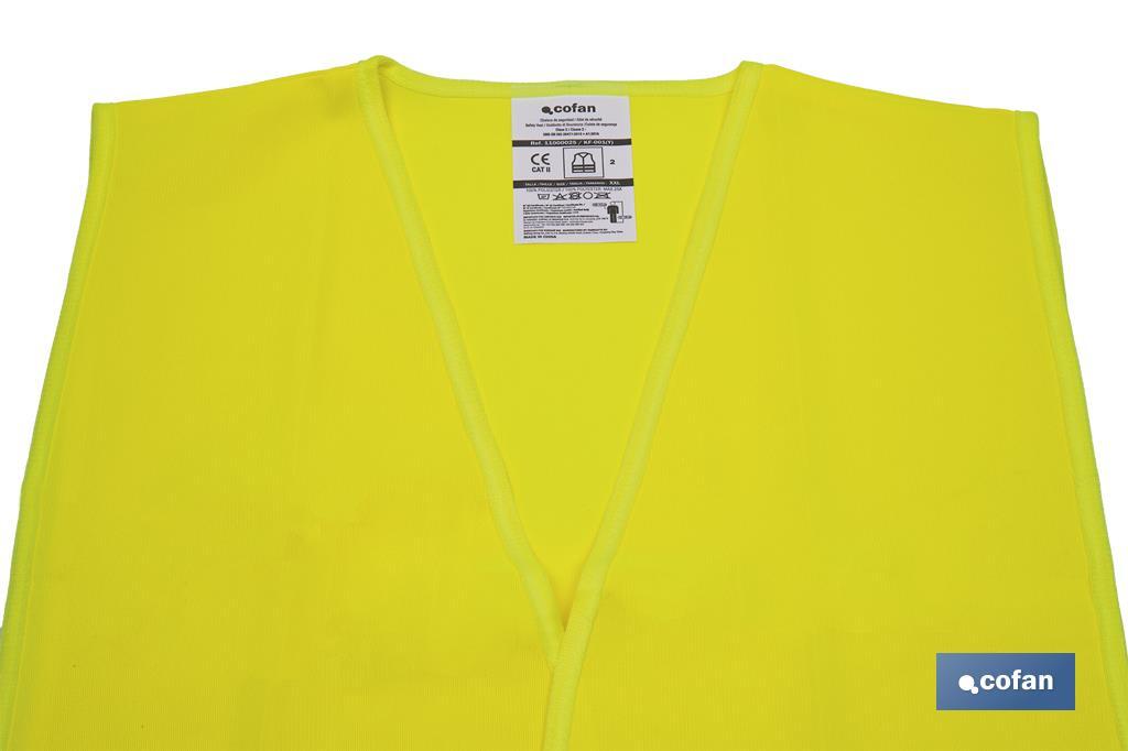 CHALECO REFLECTANTE AMARILLO