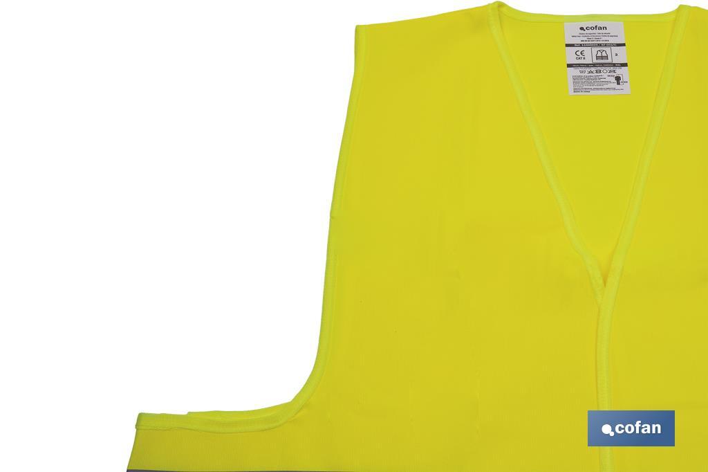 CHALECO REFLECTANTE AMARILLO