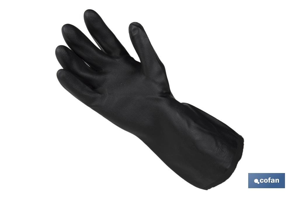 GUANTE NEGRO NEOPRENO 100% T 10 VENTA UNITARIA