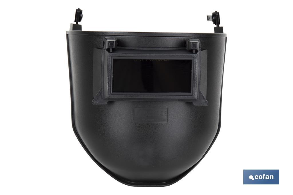 MÁSCARA DE SOLDAR PARA CASCO DE OBRA Nº 11