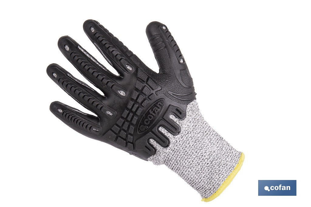 GUANTE PROTECTION 360 TPE ANTI IMPACTO Y ANTICORTE T-10 VENTA UNITARIA