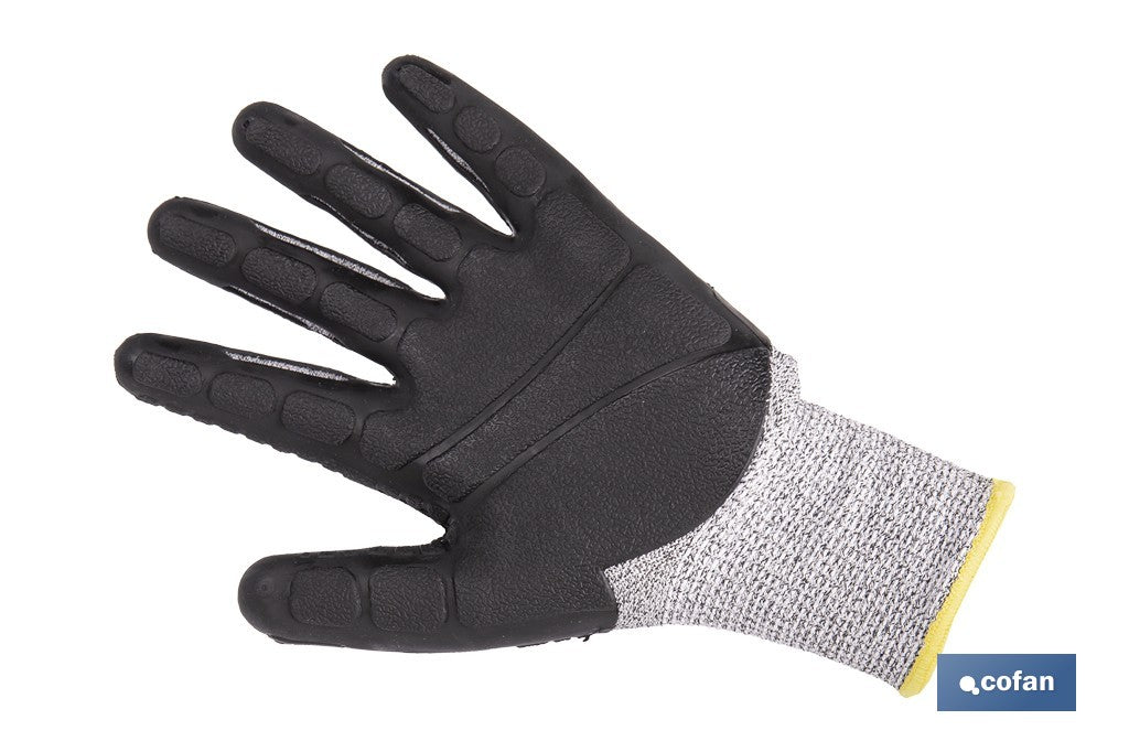 GUANTE PROTECTION 360 TPE ANTI IMPACTO Y ANTICORTE T-10 VENTA UNITARIA