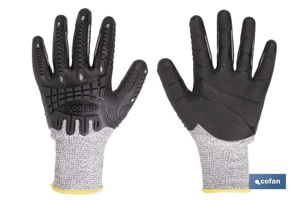 GUANTE PROTECTION 360 TPE ANTI IMPACTO Y ANTICORTE T-10 VENTA UNITARIA