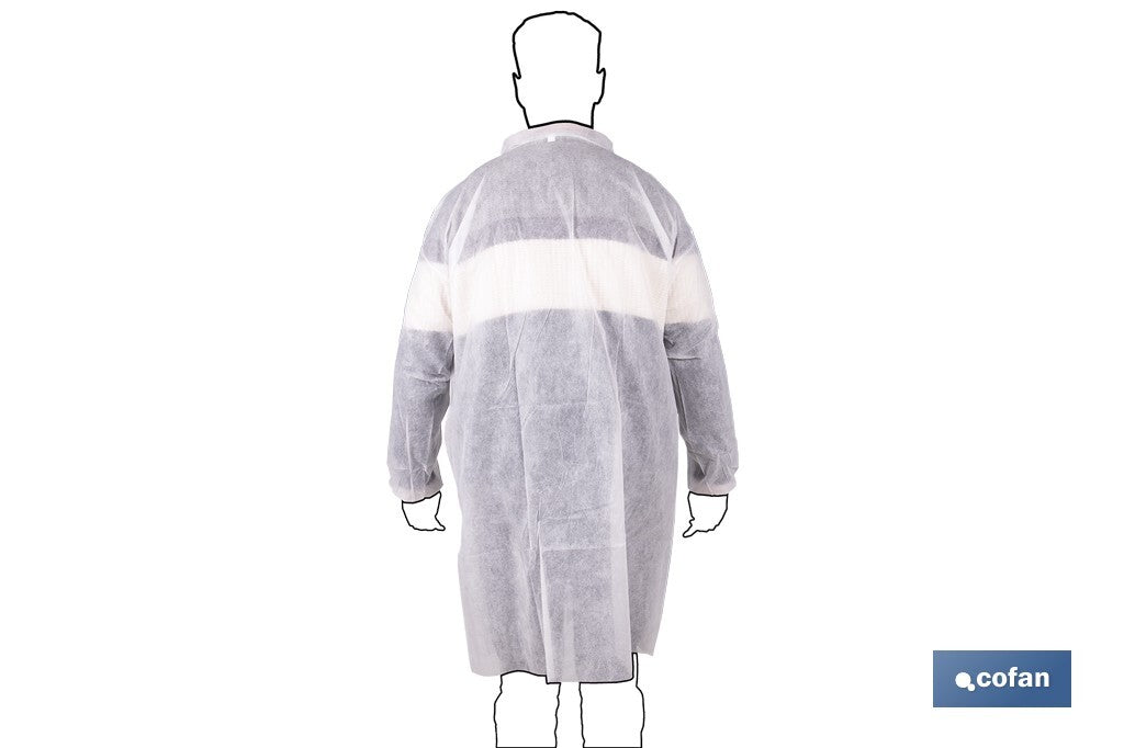 BATA BLANCA DESECHABLE DE PP TALLA ÚNICA