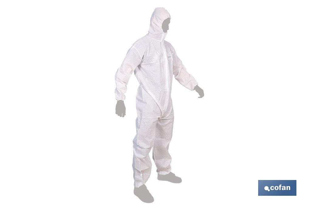 BUZO CON CAPUCHA TIPO 5 Y 6 BLANCO TALLA L