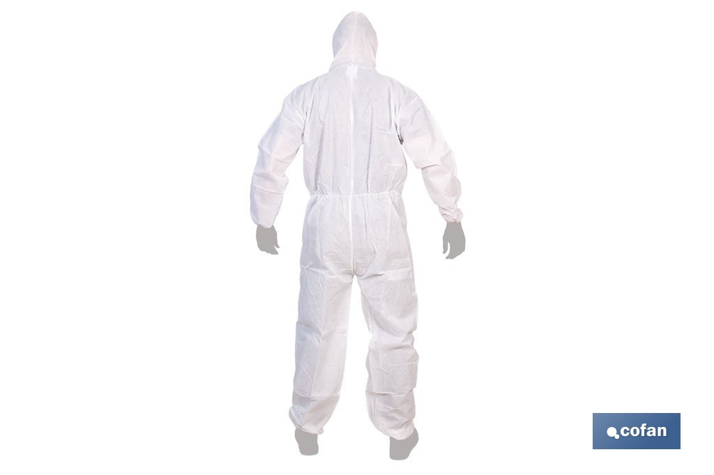 BUZO CON CAPUCHA TIPO 5 Y 6 BLANCO TALLA L