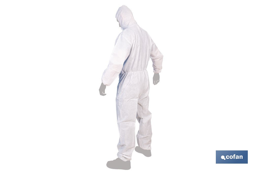 BUZO CON CAPUCHA TIPO 5 Y 6 BLANCO TALLA L