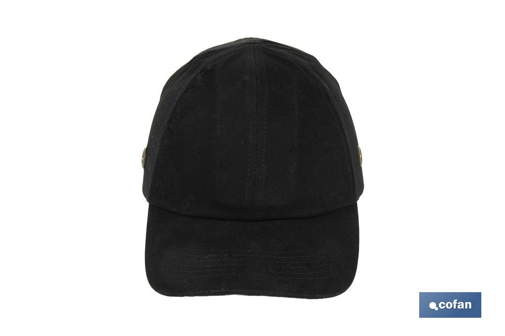 GORRA SPORT SEGURIDAD NEGRA