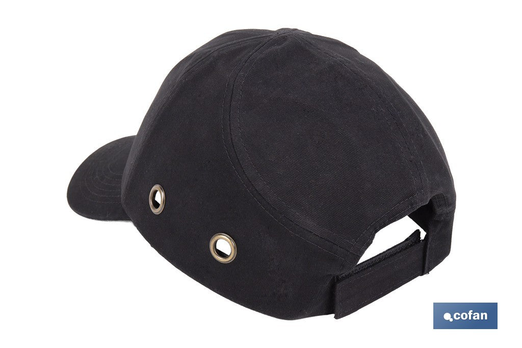 GORRA SPORT SEGURIDAD NEGRA