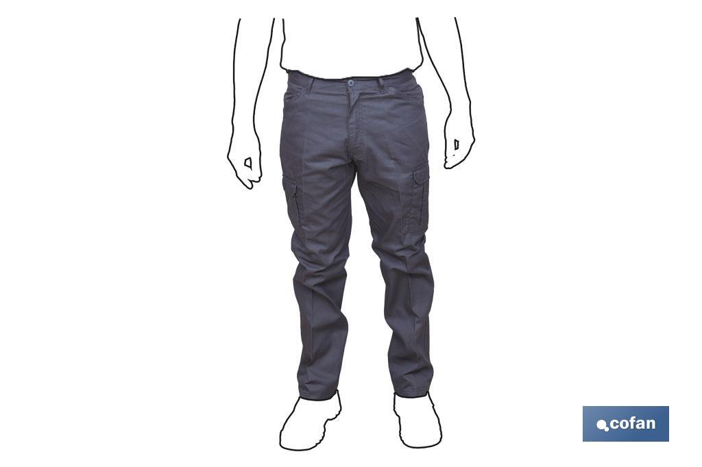 PANTALON TRABAJO SERVET 245 gms/m AZUL MARINO T-52