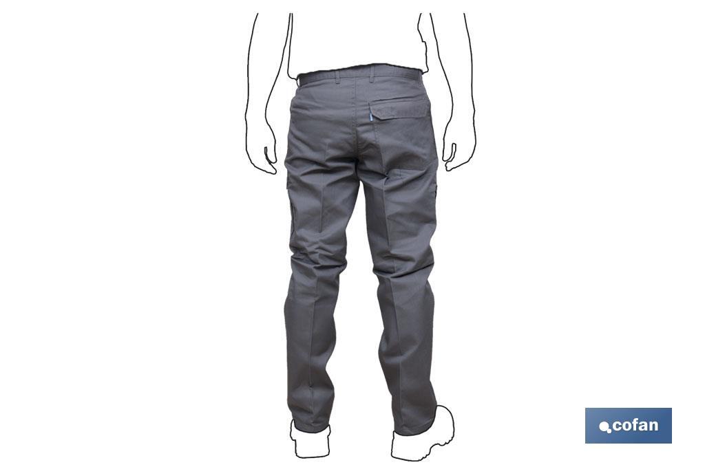 PANTALON TRABAJO SERVET 245 gms/m AZUL MARINO T-60