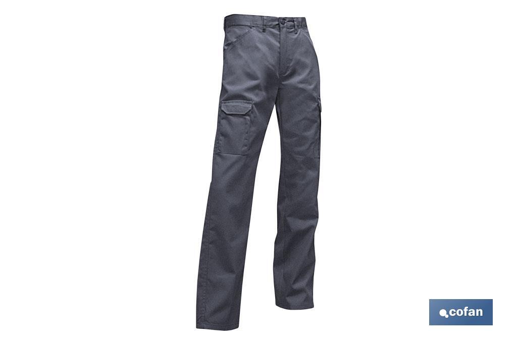 PANTALON TRABAJO SERVET 245 gms/m GRIS T-58