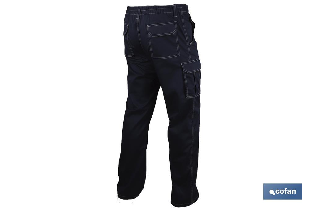 PANTALÓN DE TRABAJO TIPO DENIM MODELO GRASBERG 240 G/M2 AZUL TALLA 42