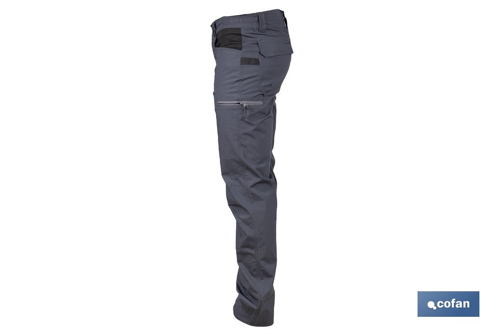 PANTALÓN DE TRABAJO LOKI ELASTANO 215 G/M2 GRIS ANTRACITA TALLA 46